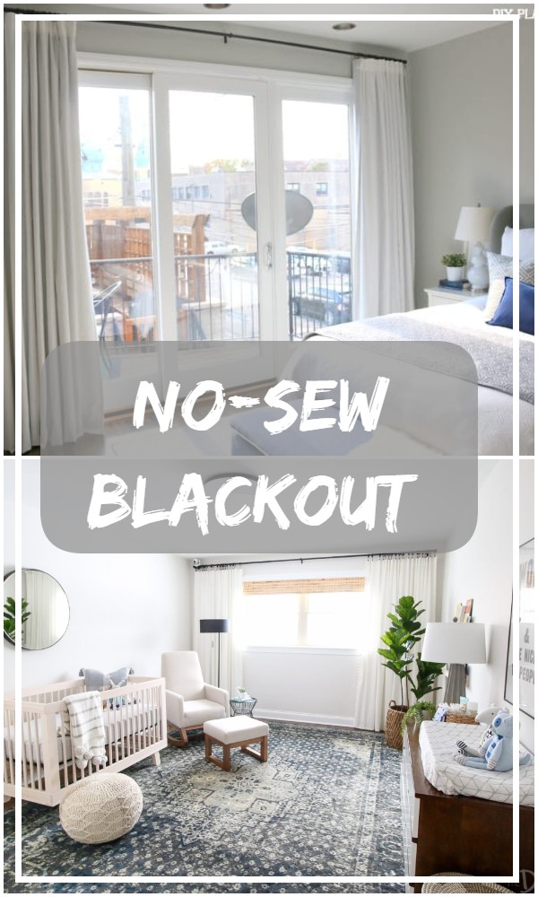 DIY No-Sew Blackout Project