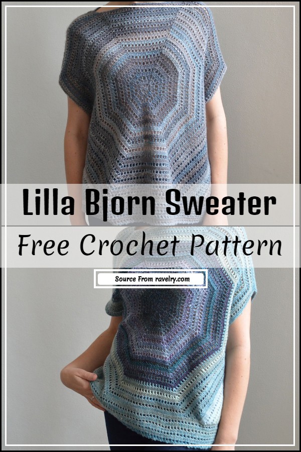 Crochet Lilla Bjorn Sweater