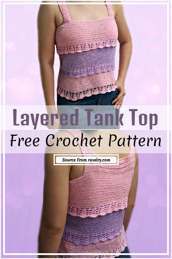 Crochet Layered Tank Top