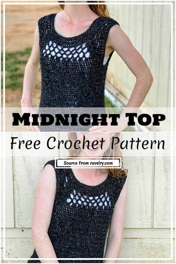 Crochet Midnight Top