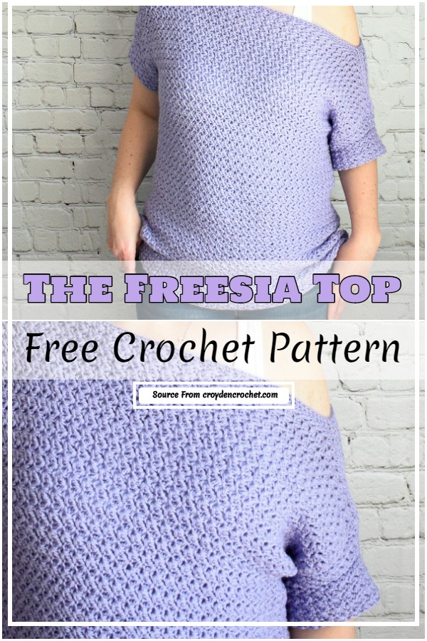 Crochet The Freesia Top