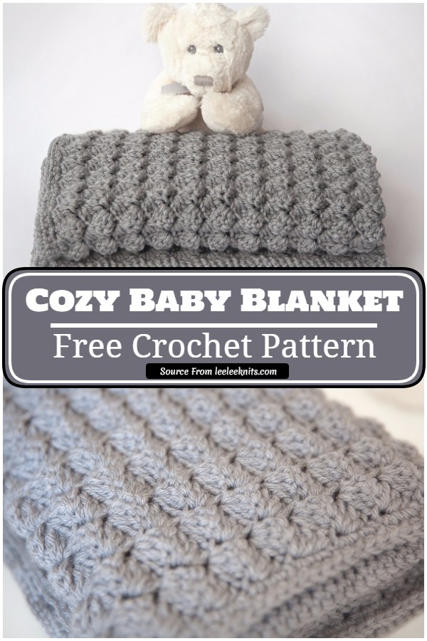 Free Crochet Cozy Baby Blanket As Perfect Gift
