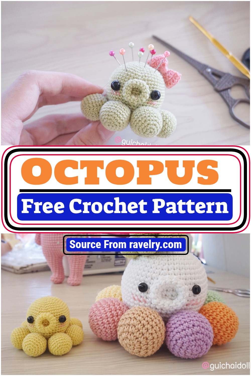 Free Crochet Octopus Pattern