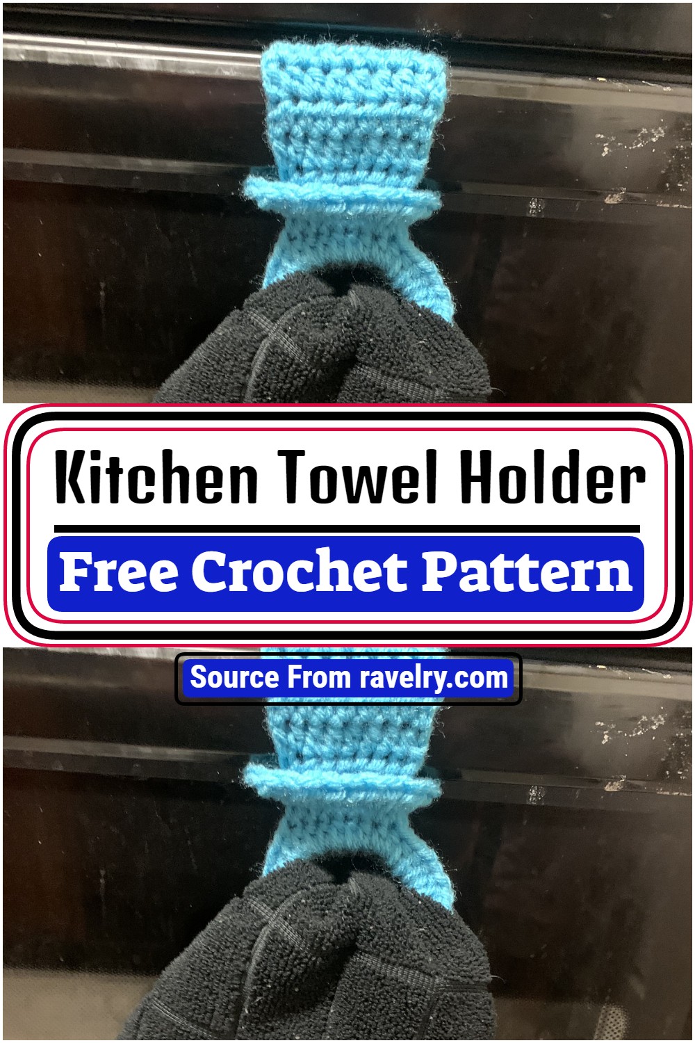 Kitchen Crochet Towel Holder Pattern