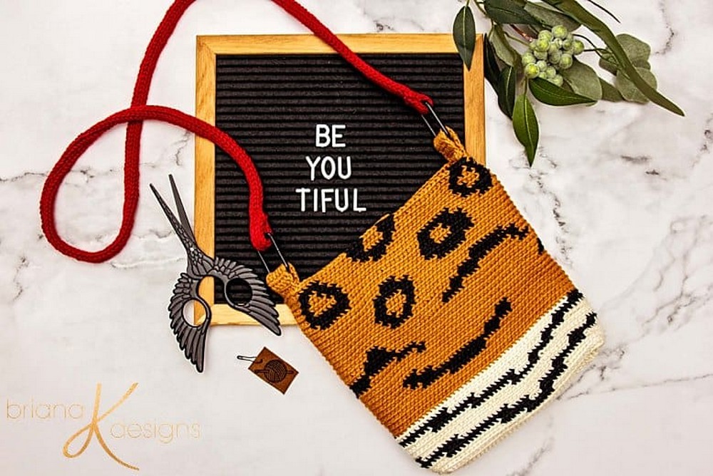 Animal Print Crochet Bag Pattern