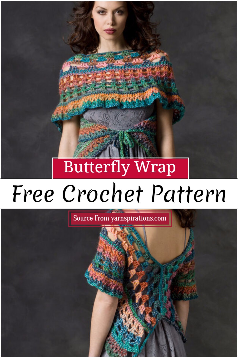Crochet Butterfly Wrap Pattern