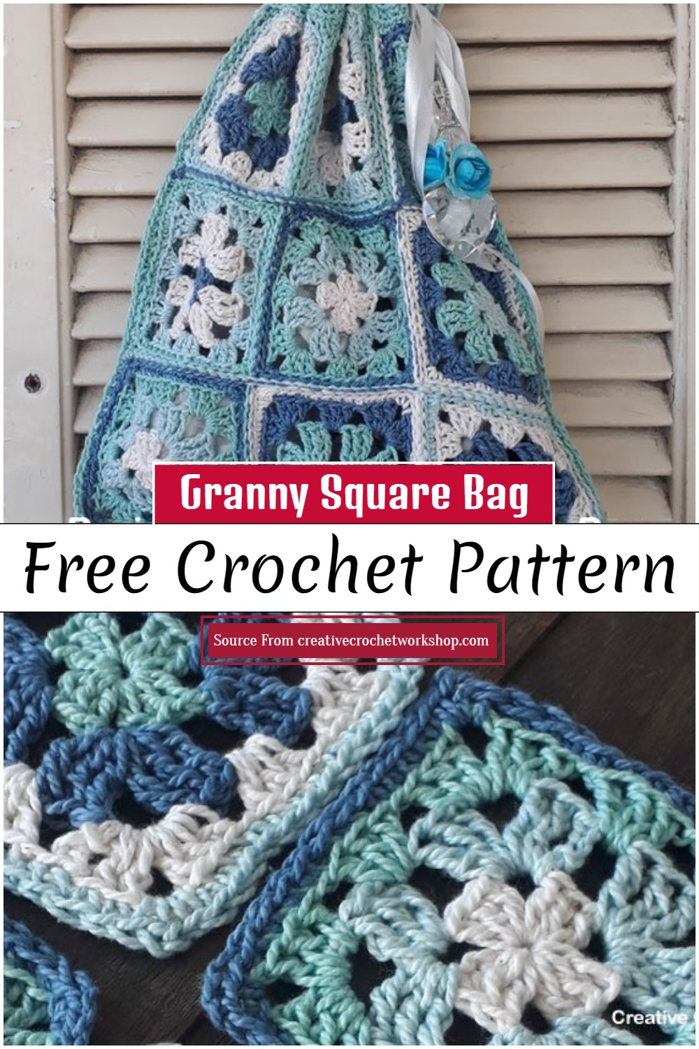 Crochet Granny Square Bag Pattern