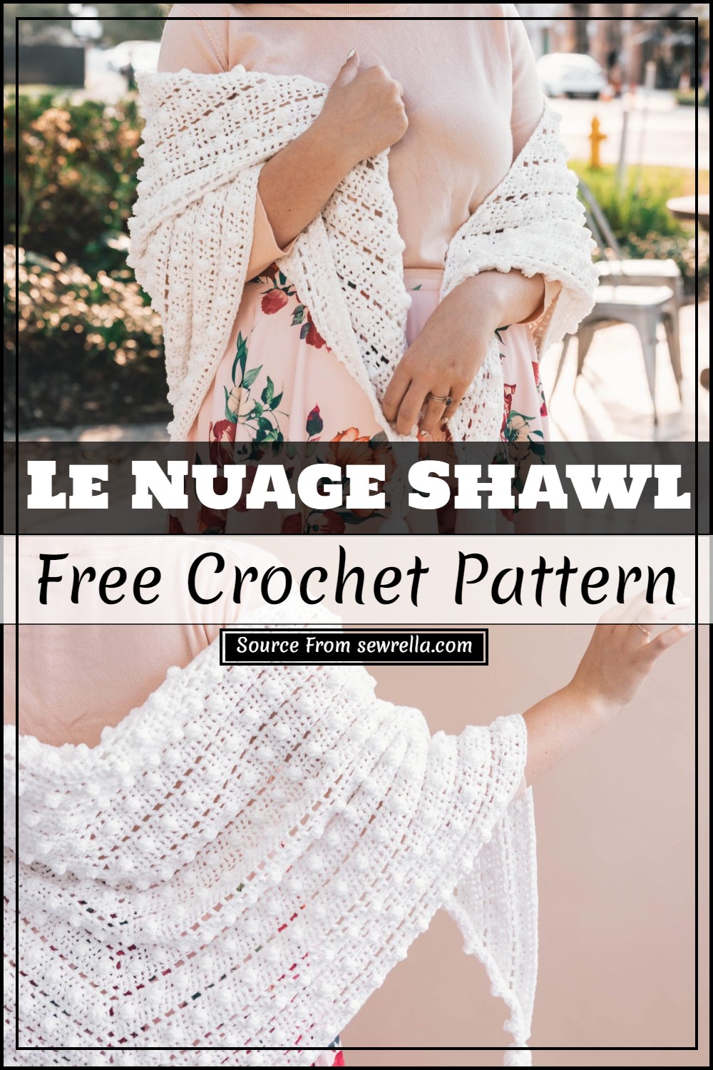 Crochet Le Nuage Shawl Pattern