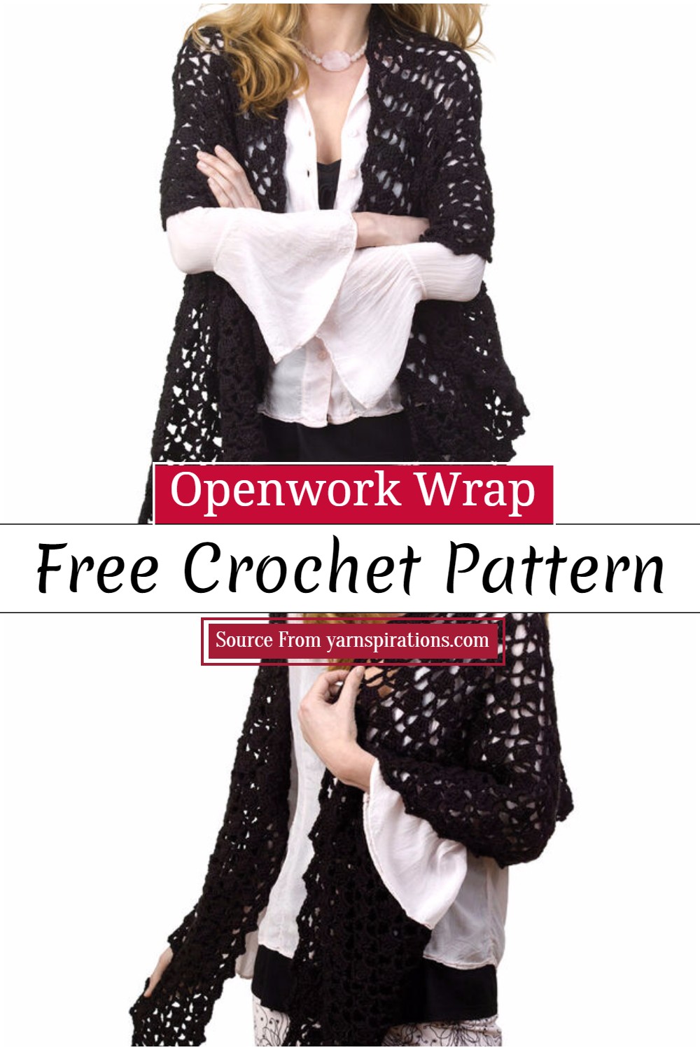 Crochet Openwork Wrap Pattern
