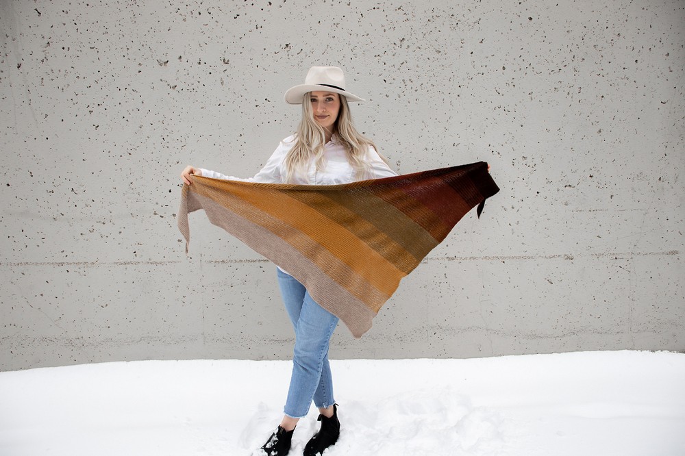 Easy Crochet Faux Fade Wrap