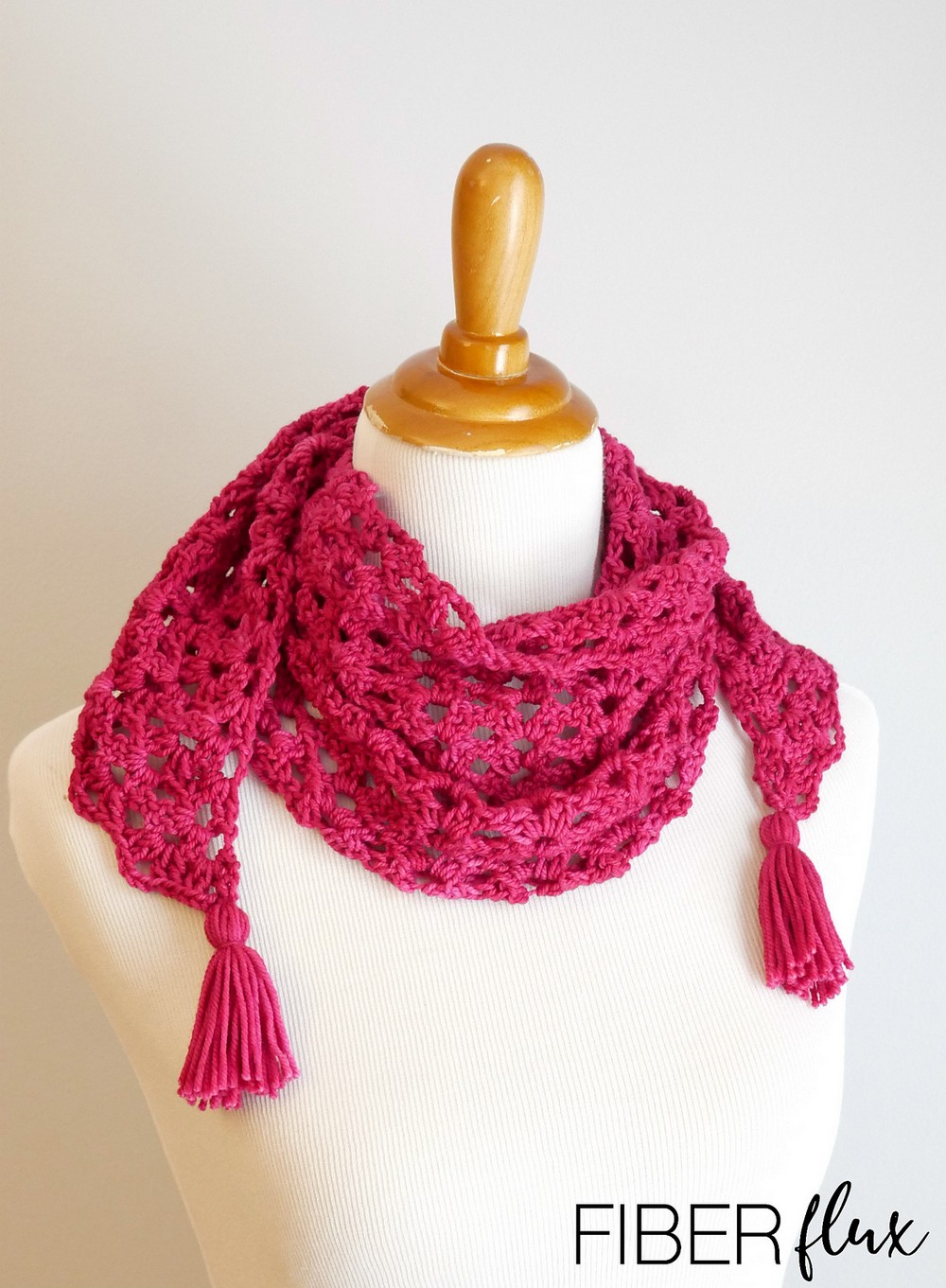 Easy Crochet Summer Roses Wrap