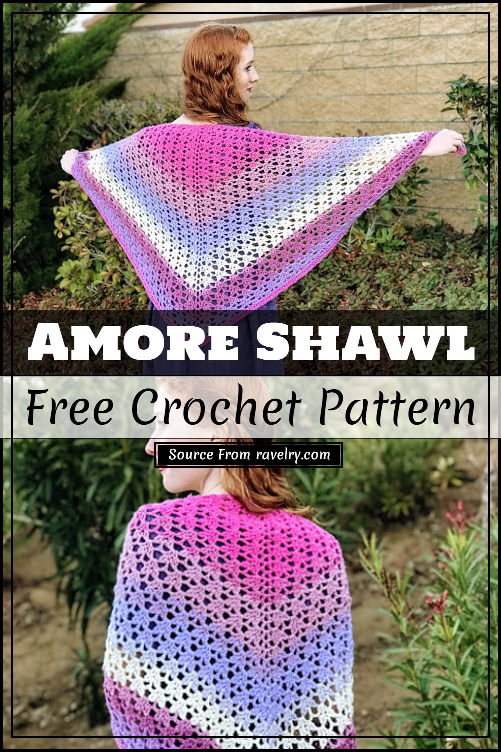 Free Crochet Amore Shawl Pattern
