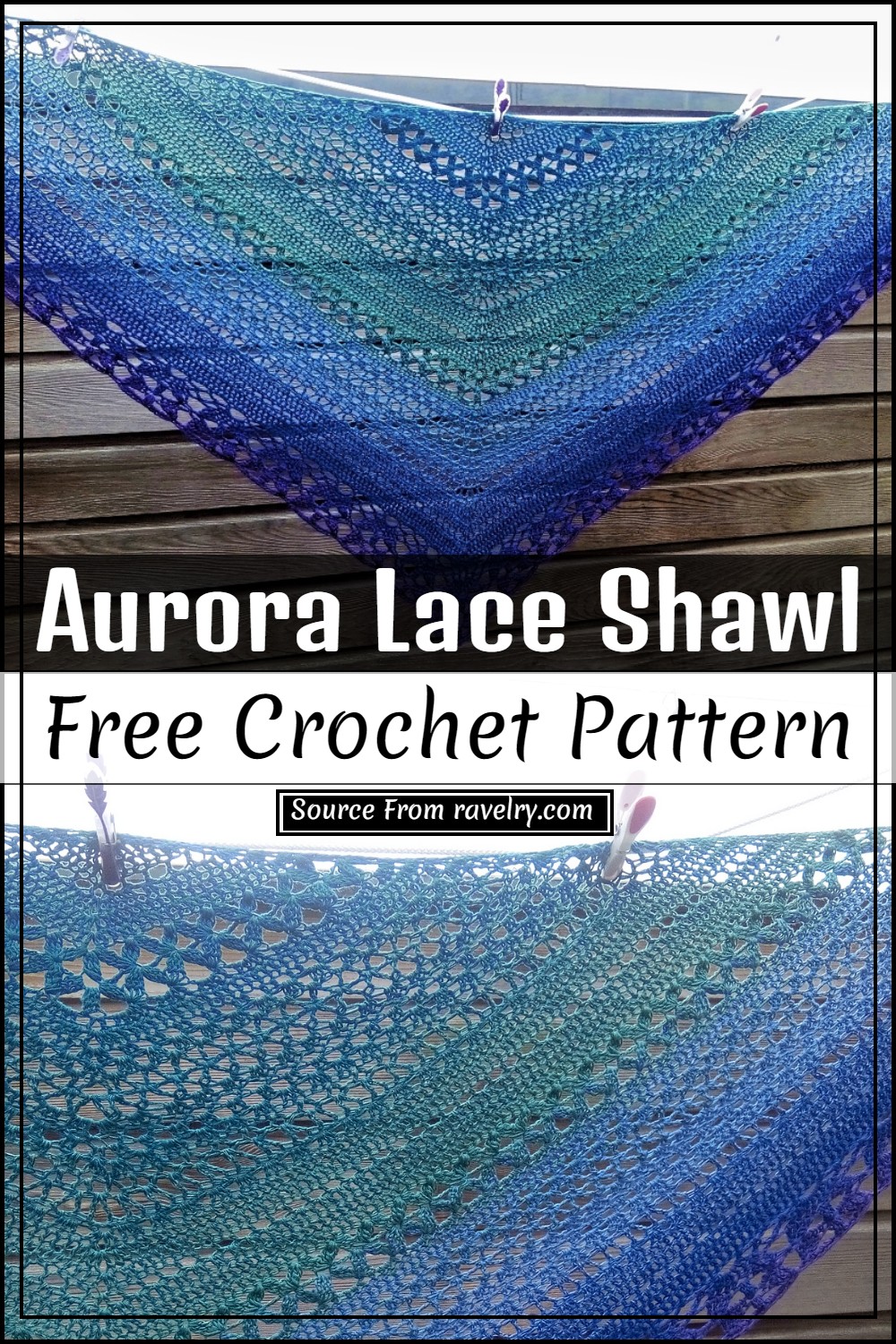 Free Crochet Aurora Lace Shawl Pattern