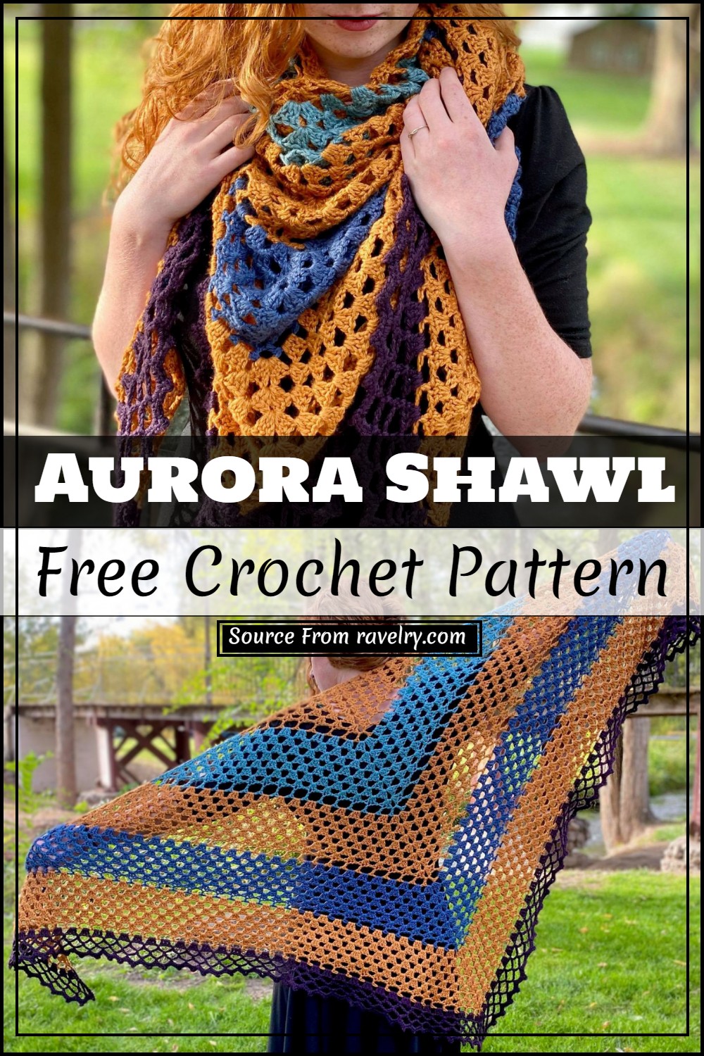Free Crochet Aurora Shawl Pattern