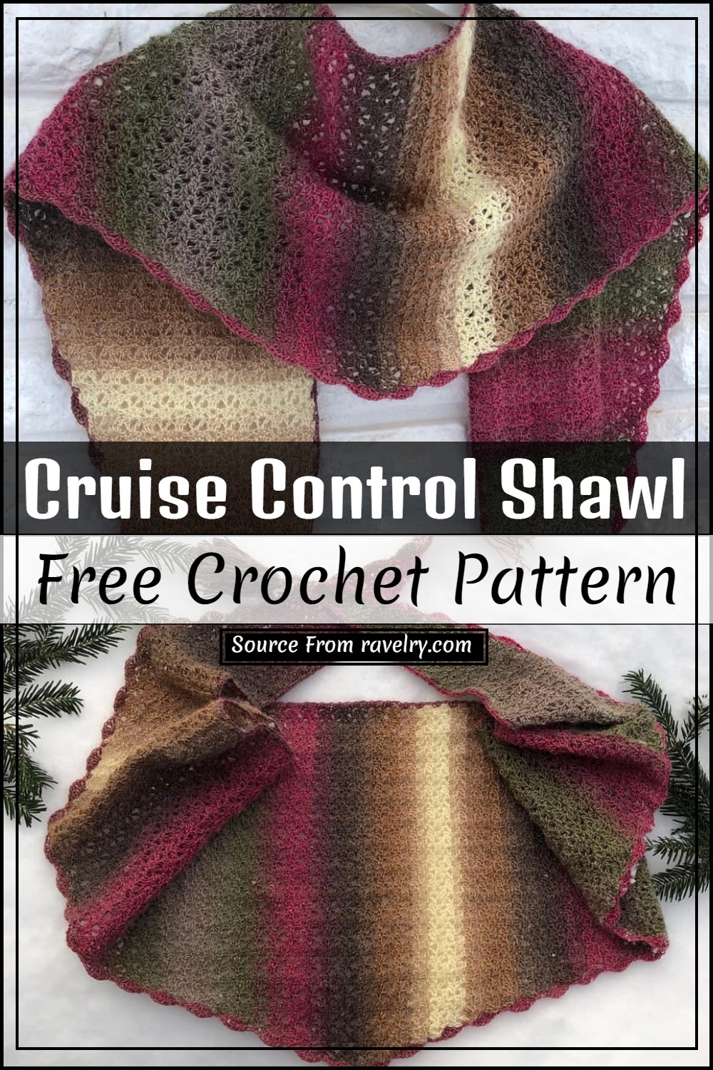 Free Crochet Cruise Control Shawl Pattern