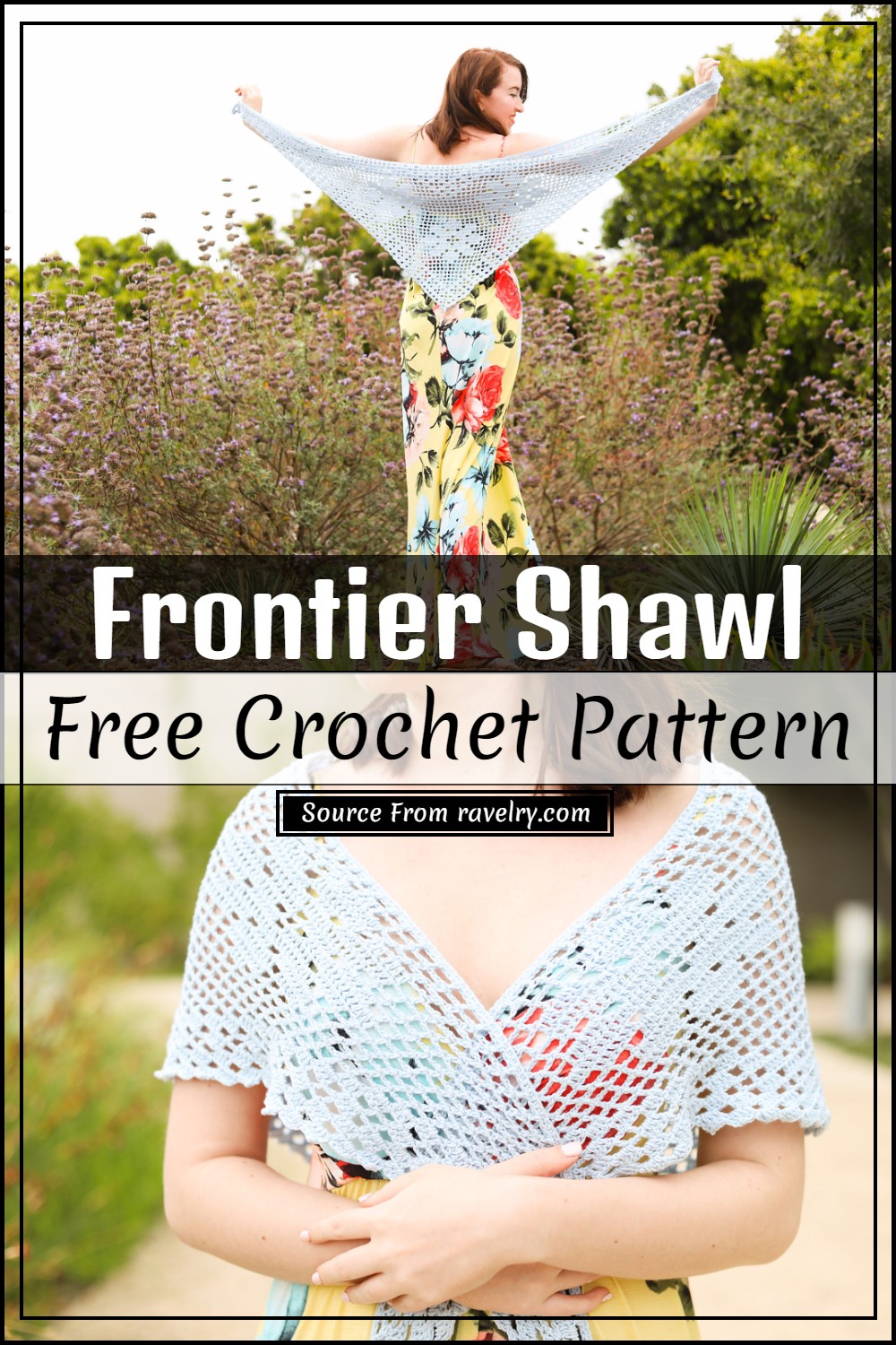 Free Crochet Frontier Shawl Pattern
