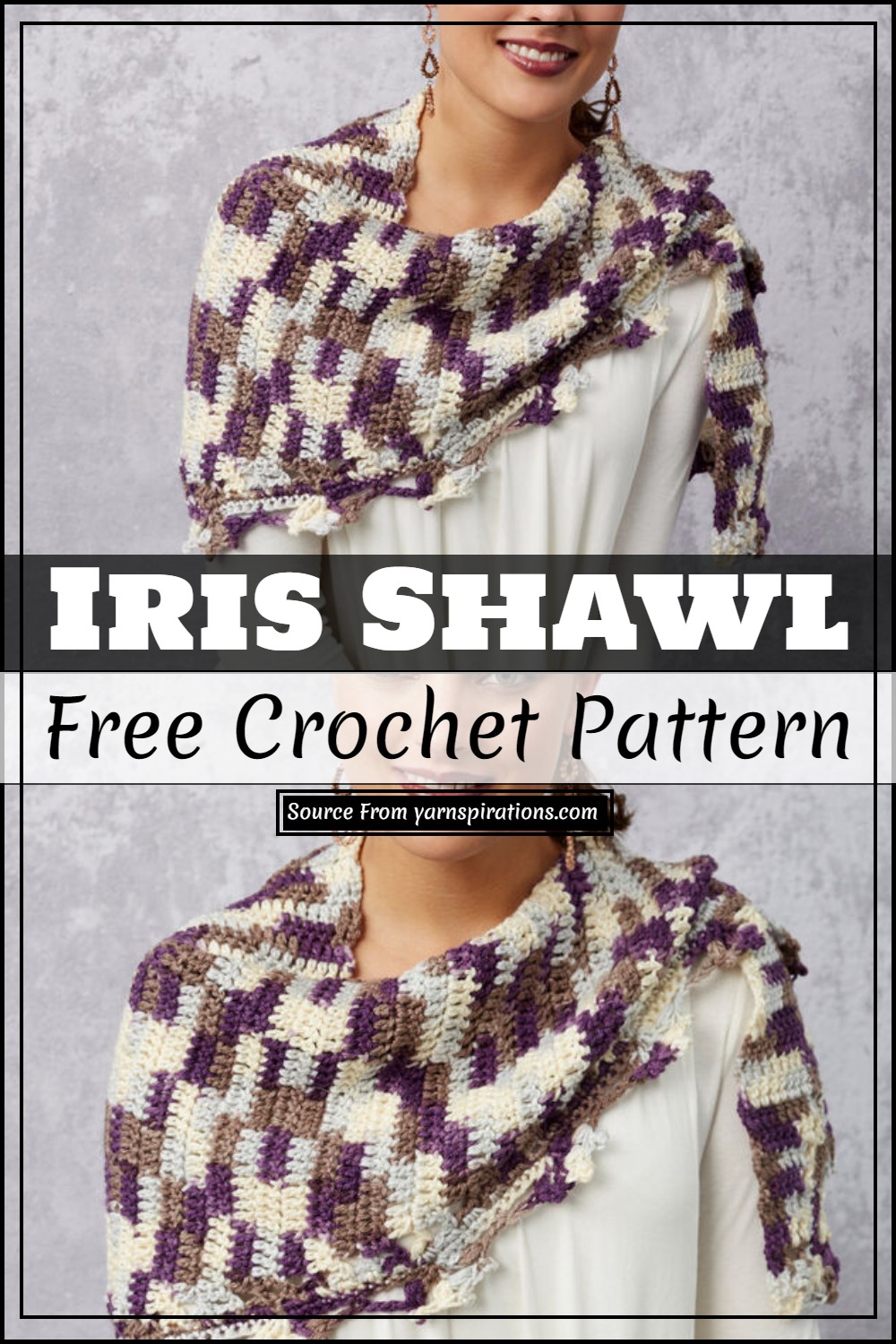 Free Crochet Iris Shawl Pattern