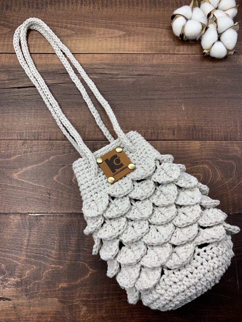 Free Crochet Mini Crocodile Stitch Bag Pattern