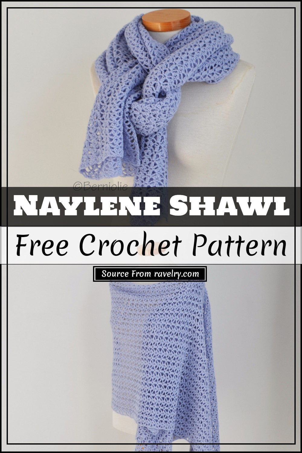 Free Crochet Naylene Shawl Pattern