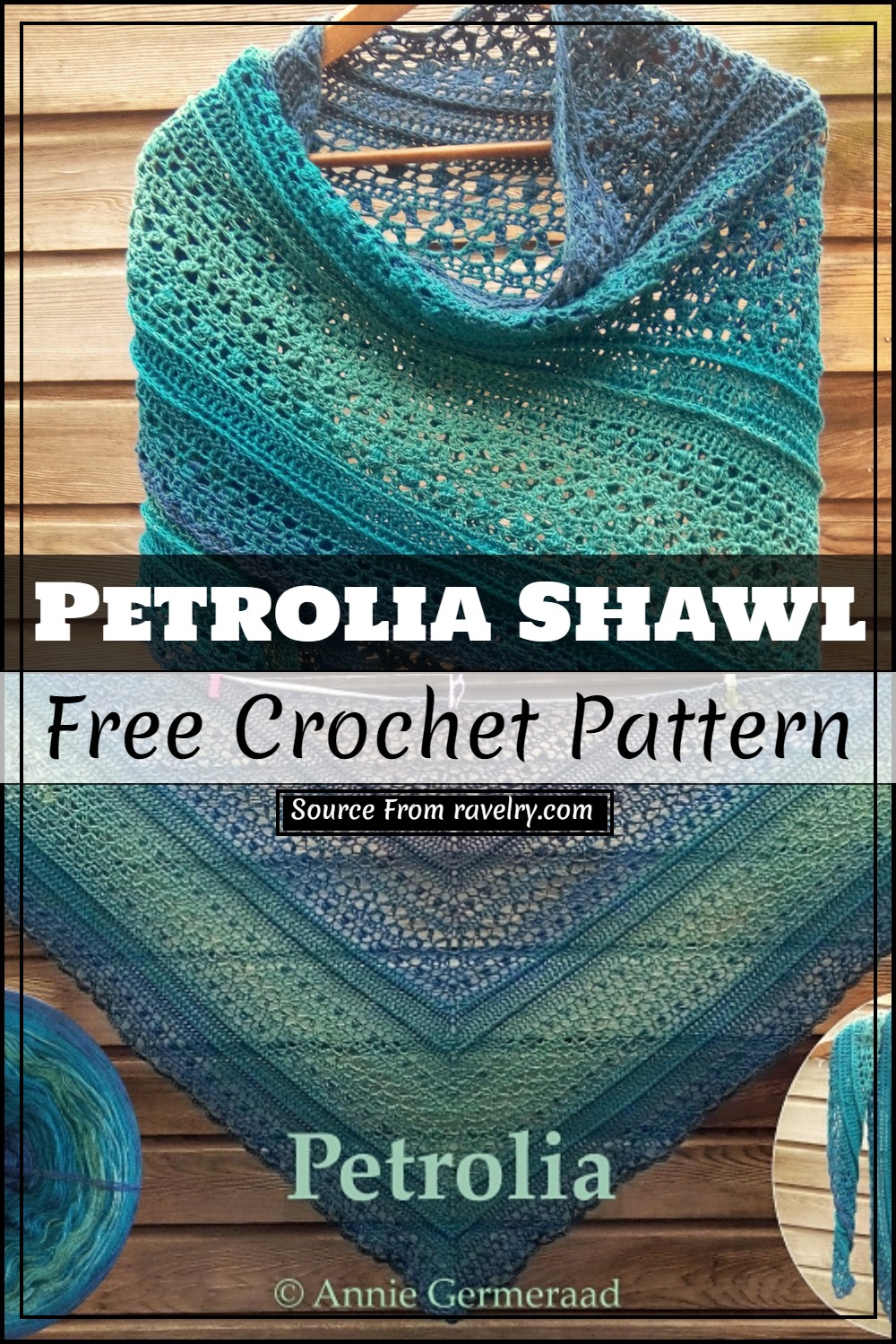 Free Crochet Petrolia Shawl Pattern