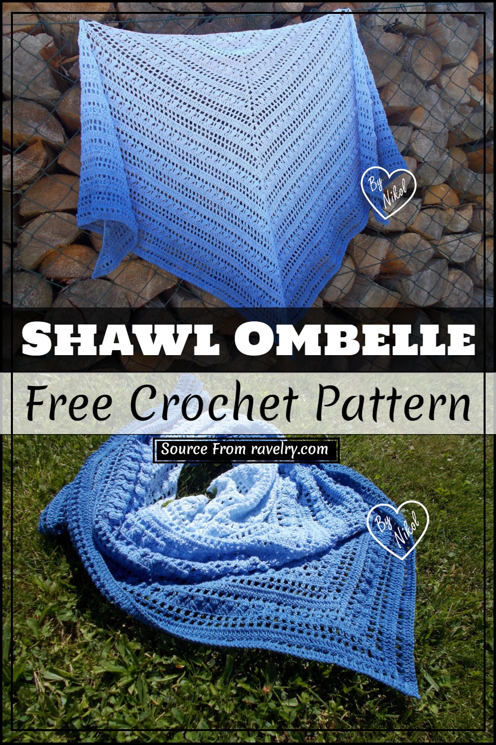 Free Crochet Shawl Ombelle Pattern