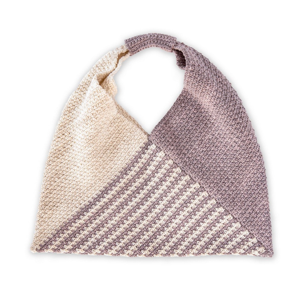 Free Crochet Triangle Tote Bag Pattern