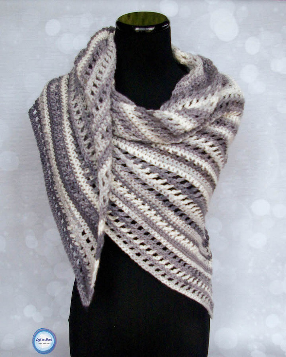 Free Crochet Wrap Me In Ice Cream Shawl