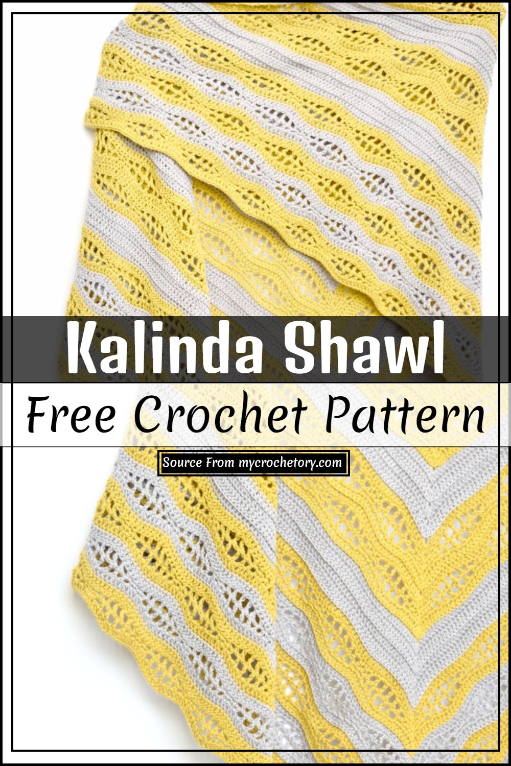 Kalinda Shawl Free Crochet Pattern