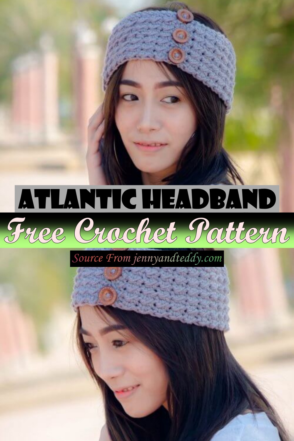 Atlantic Headband Free Crochet Pattern
