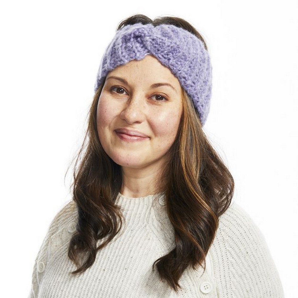 Cozy Twisted Crochet Headband