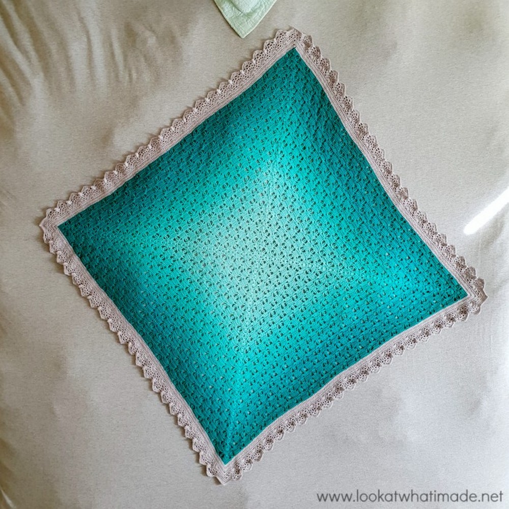 Crochet Banksia Baby Blanket Pattern