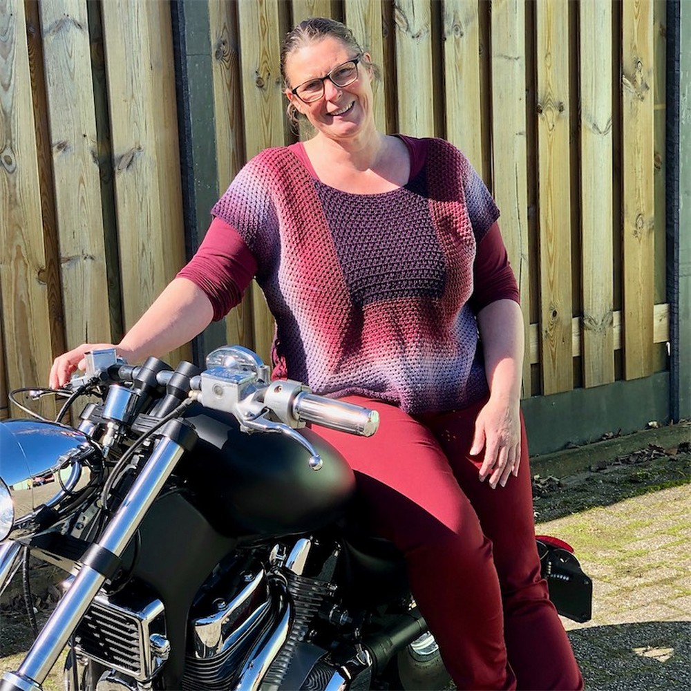 Crochet Bikers Whirl Tunic