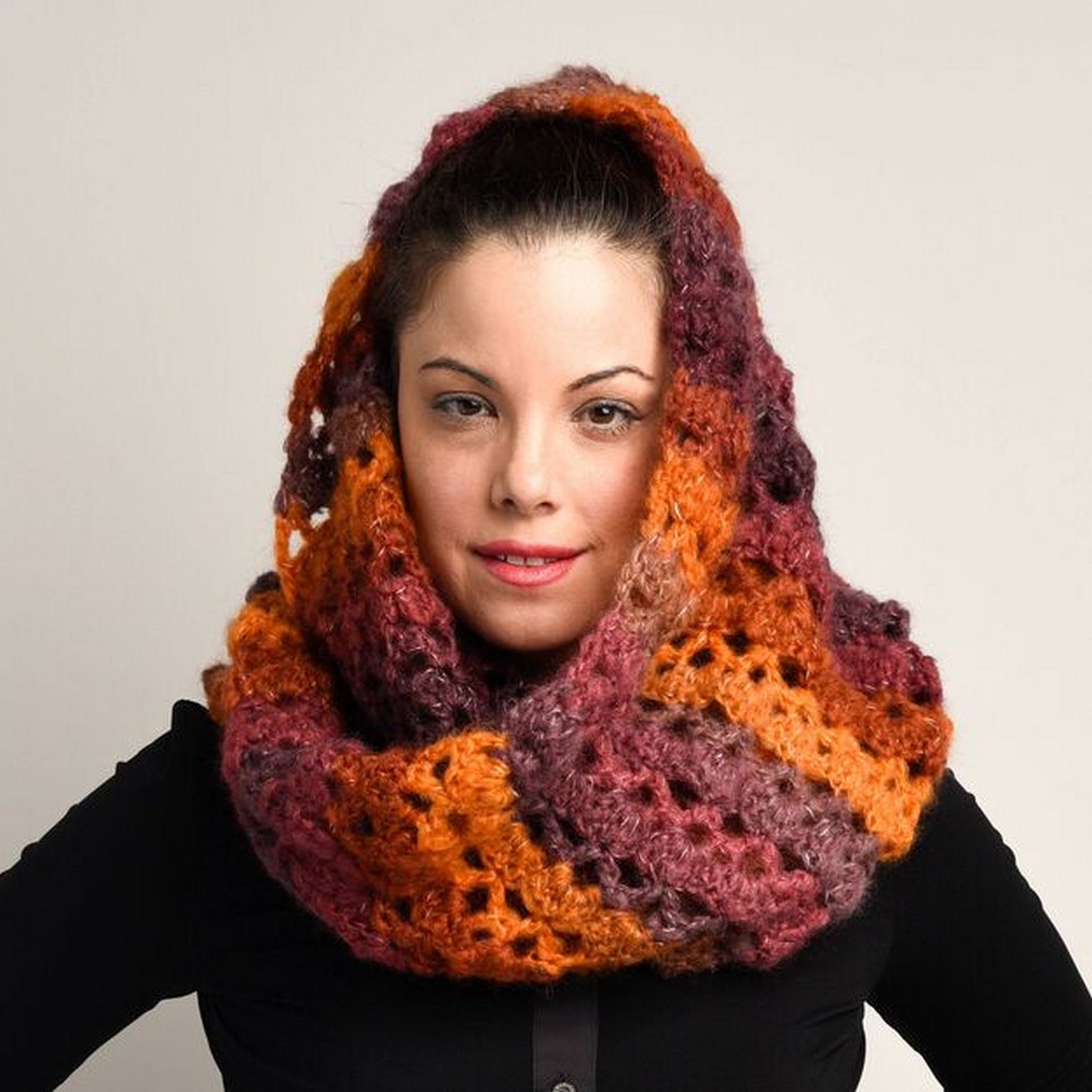 Crochet Infinity Scarf