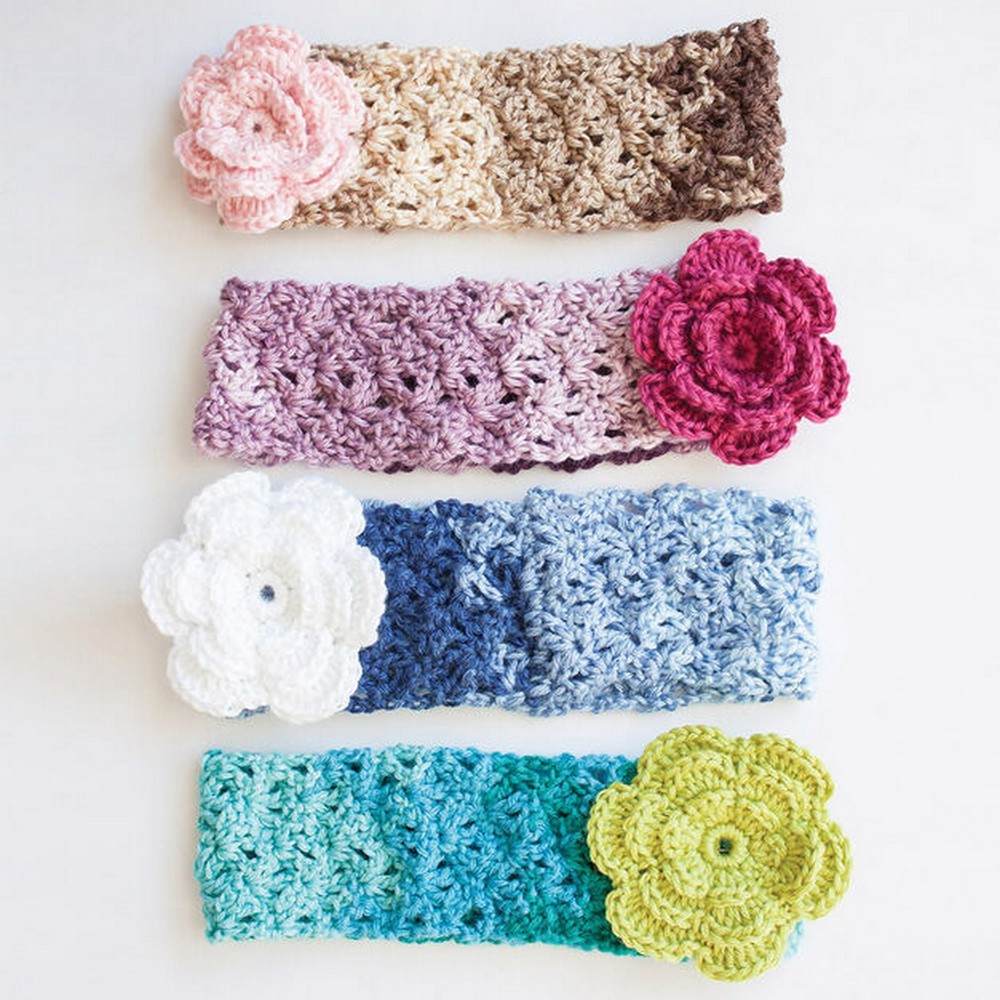 Crochet Posy Headband