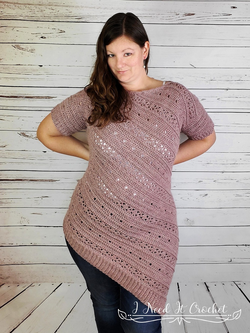 Crochet Tilted Tunic Free Pattern