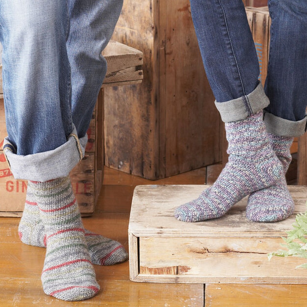 Crochet Toe-up Socks