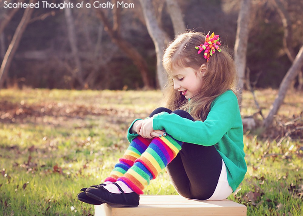 Crochet Up-cycled Leg Warmers