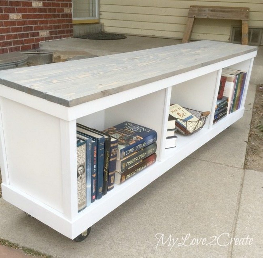 DIY Cheap Cabinet Into Nice Bench