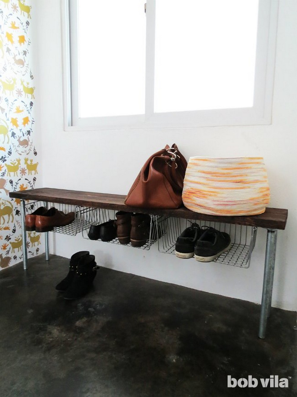 DIY Easy Shoe Storage Bench