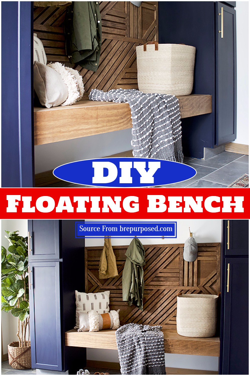 DIY Floating Bench