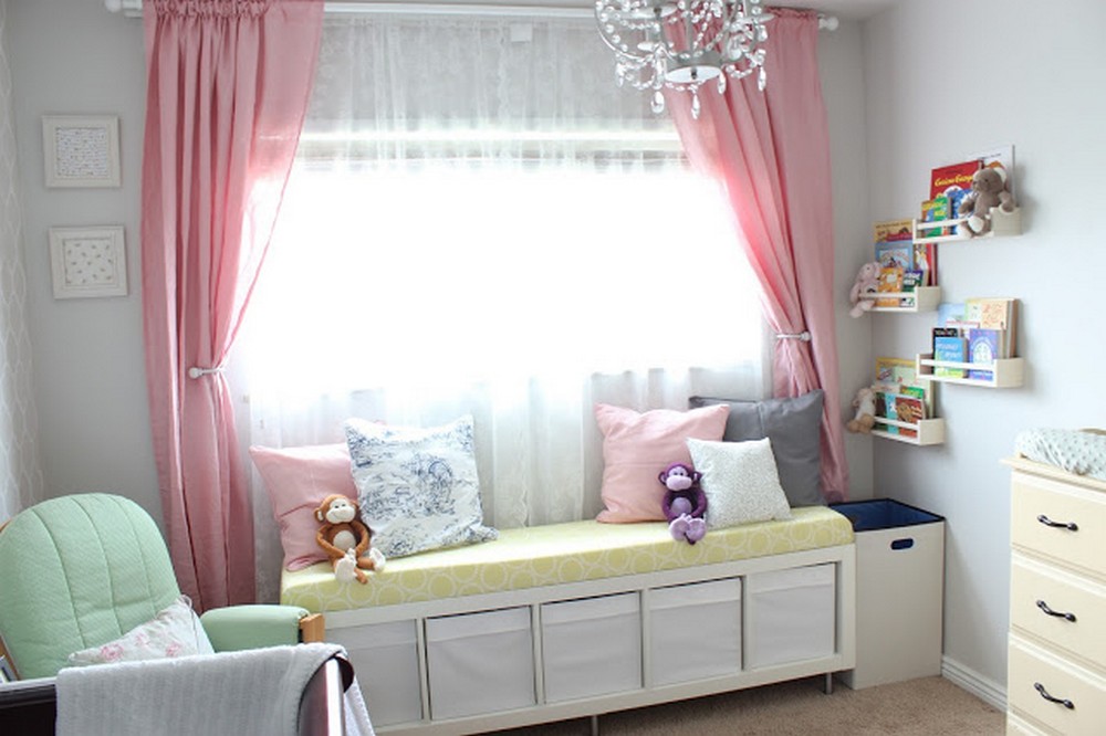 DIY Ikea No Sew Window Bench