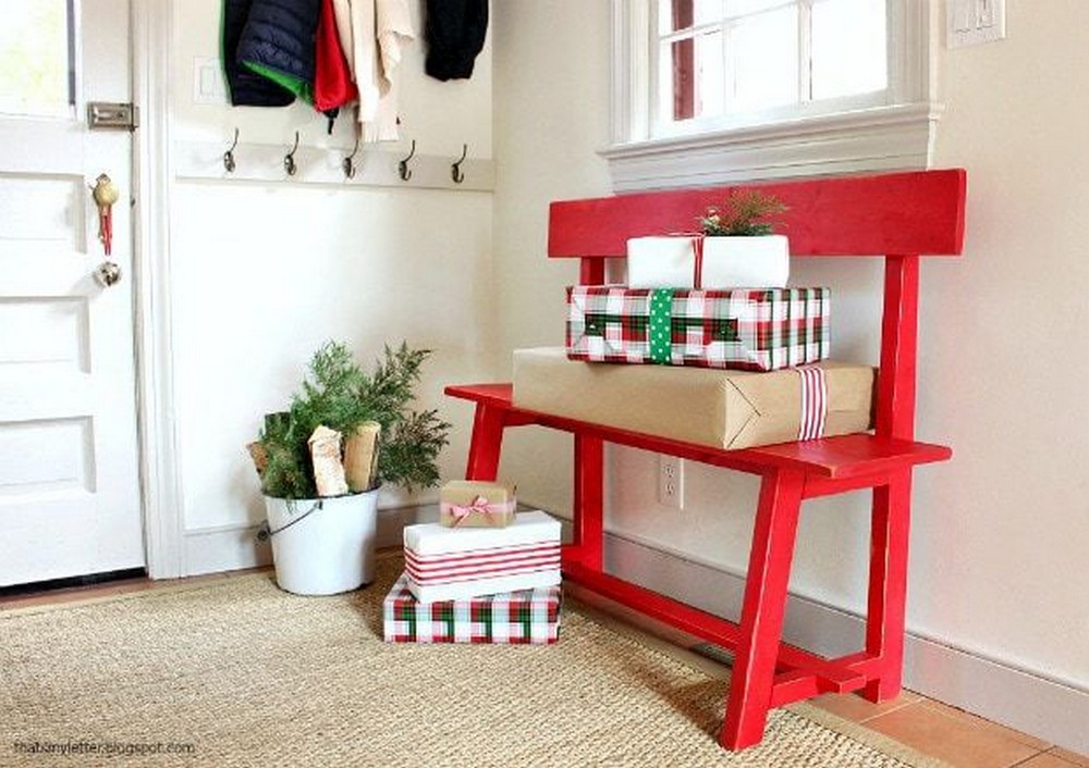 Entryway Bench Free Plans & Ryobi Tools Giveaway