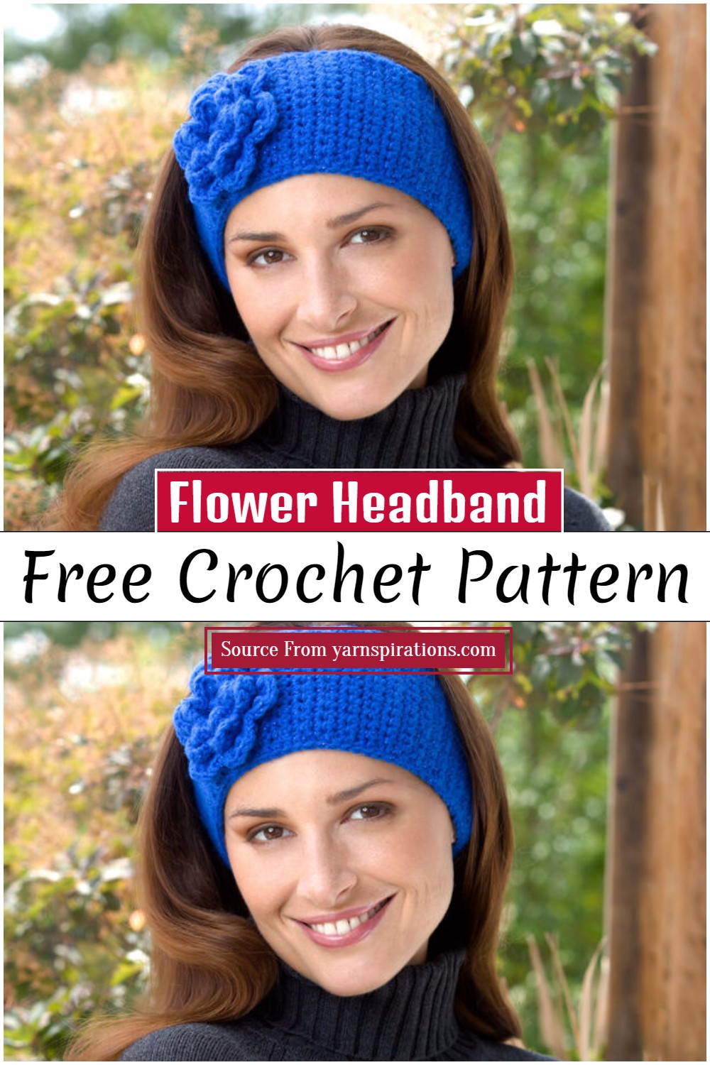 Flower Headband Crochet Pattern