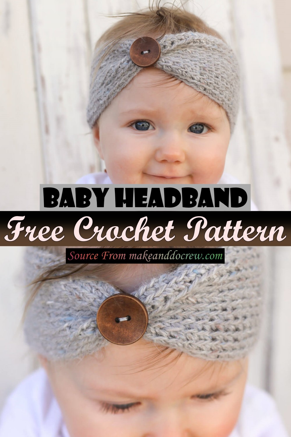 Free Crochet Baby Headband Pattern