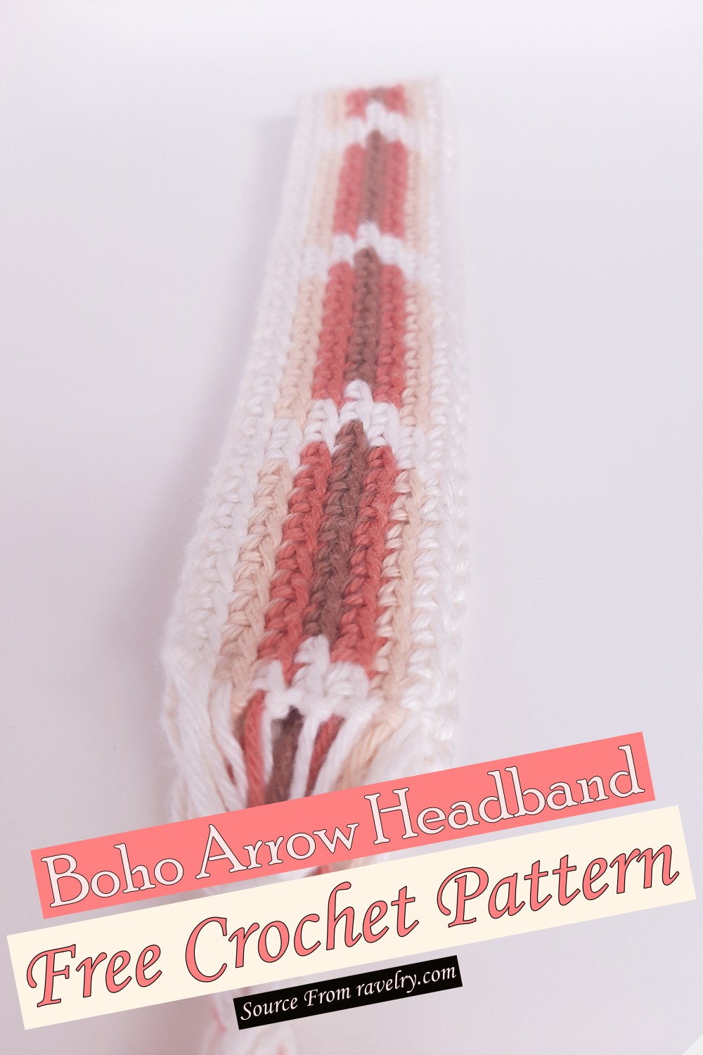 Free Crochet Boho Arrow Headband
