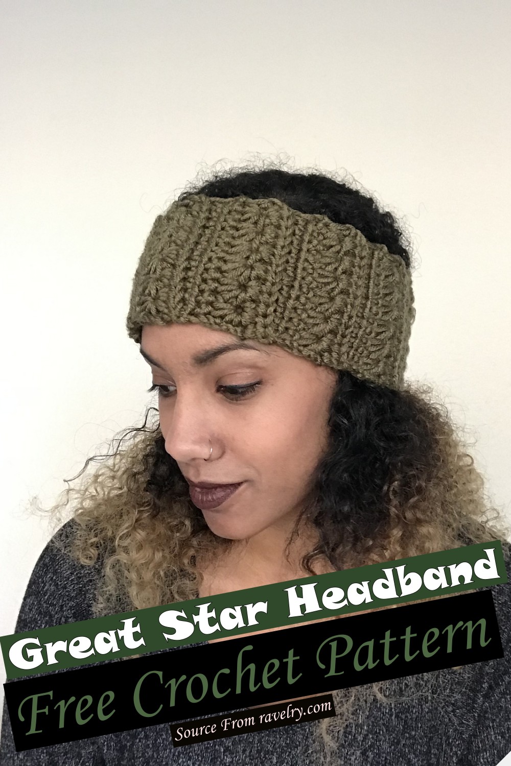 Free Crochet Great Star Headband