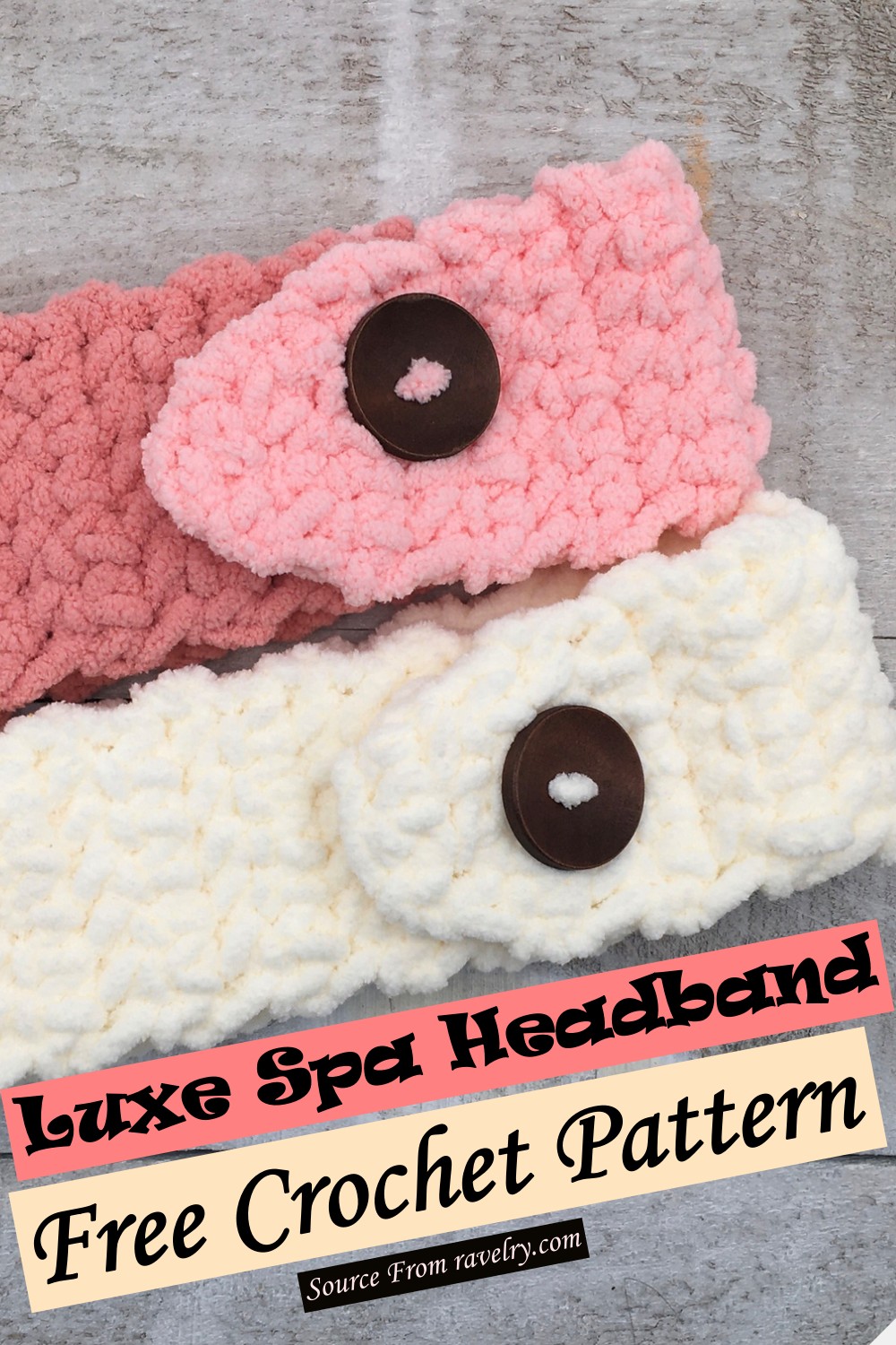 Free Crochet Luxe Spa Headband