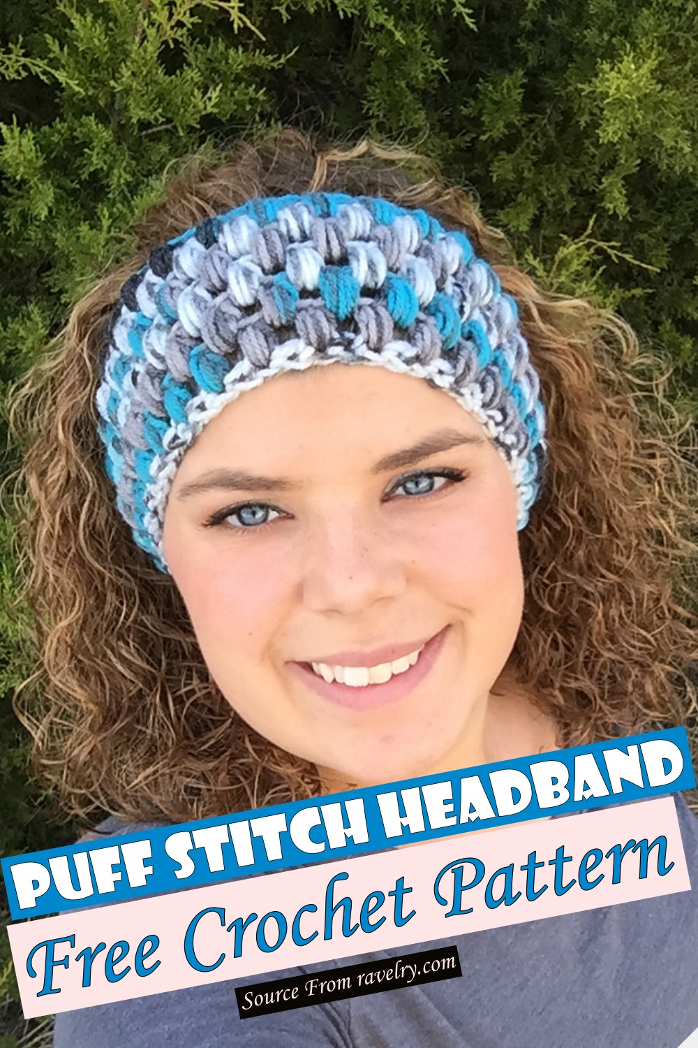 Free Crochet Puff Stitch Headband