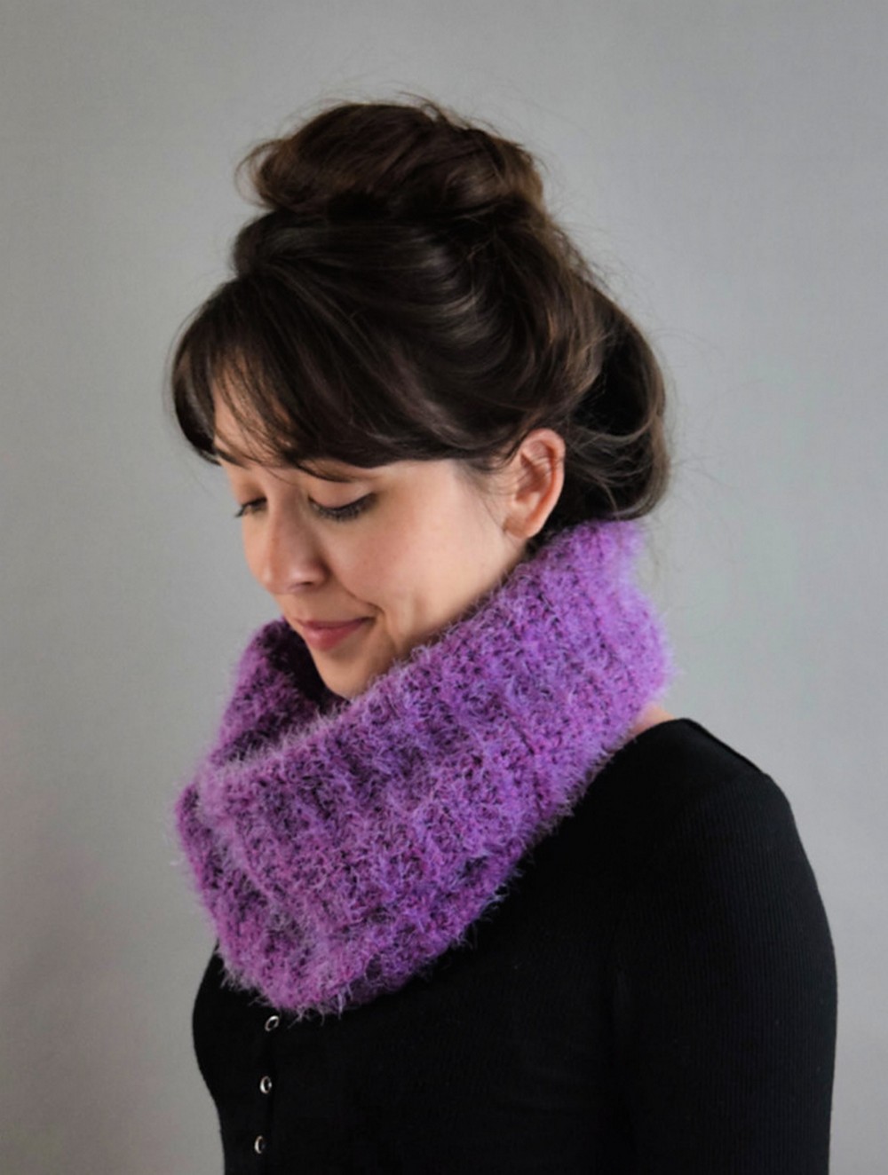 Free Crochet Saeki Infinity Scarf
