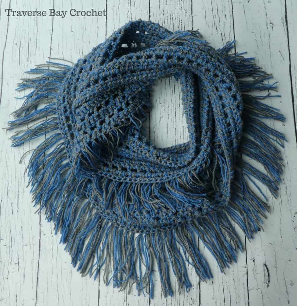 Laura Crochet Infinity Scarf